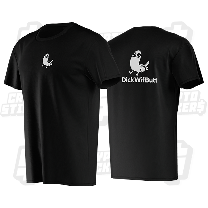 DICKWIFBUTT CRYPTO T-SHIRT MERCH