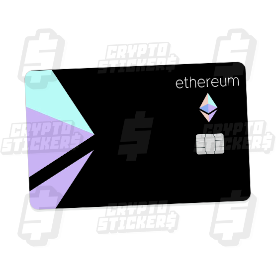 ETH ETHEREUM CRYPTO STICKERS CARD SKIN 1