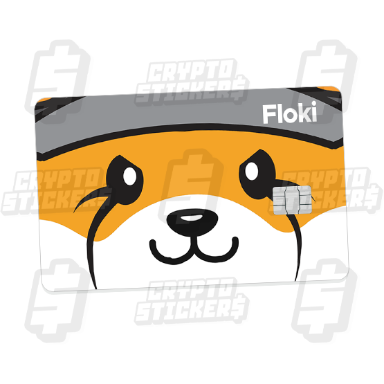 FLOKI CRYPTO STICKERS CARD SKIN 2