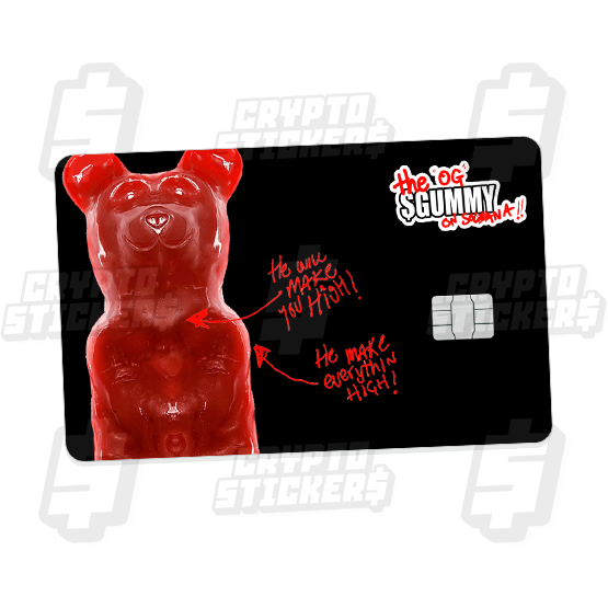 GUMMY CRYPTO STICKERS CARD SKIN 1