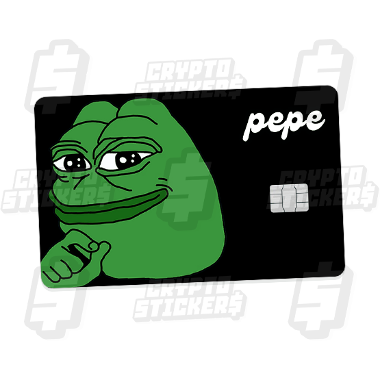 PEPE CRYPTO STICKERS CARD SKIN 1