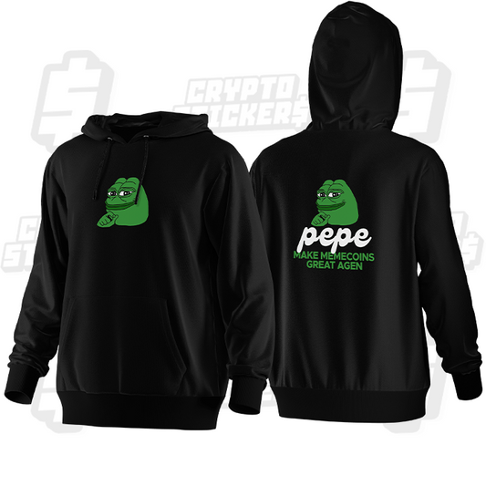 PEPE HOODIE PEPE CRYPTO MERCH