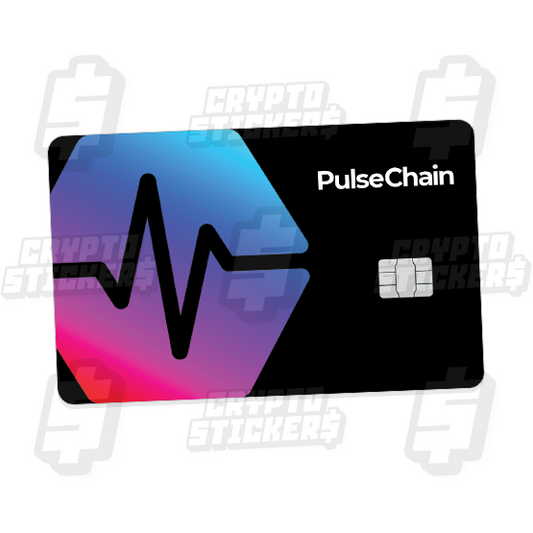 PLS PULSECHAIN CRYPTO STICKERS CARD SKIN 4