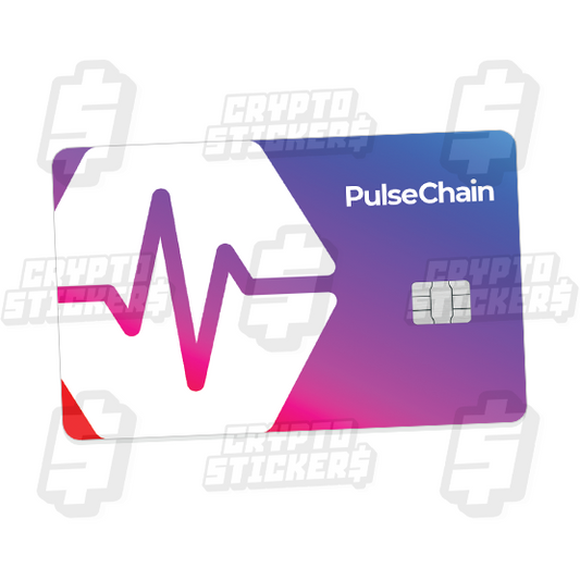 PLS PULSECHAIN CRYPTO STICKERS CARD SKIN 3