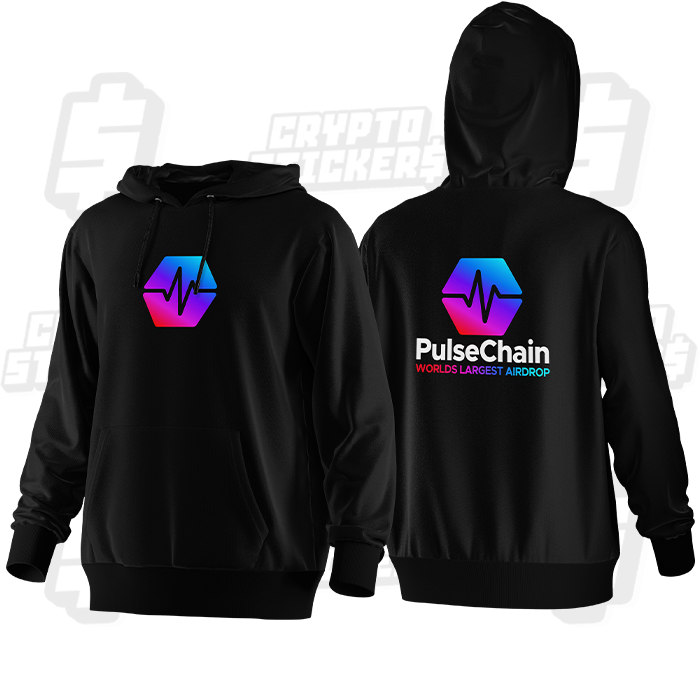 PULSECHAIN HOODIE CRYPTO PLS MERCH  