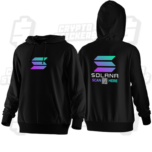 SOLANA HOODIE CRYPTO MERCH