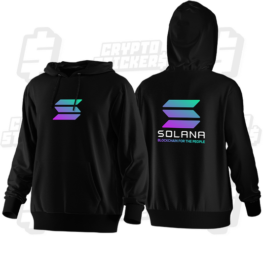 SOLANA HOODIE CRYPTO MERCH
