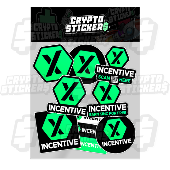 INCENTIVE CRYPTO STICKERS PACK