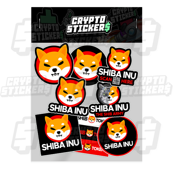 SHIBA INU CRYPTO STICKERS PACK