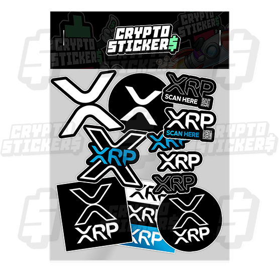 XRP CRYPTO STICKRES PACK