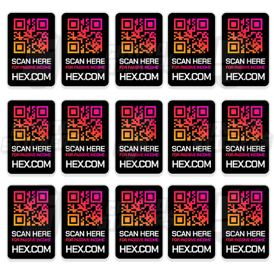 HEX.COM QR STICKERS